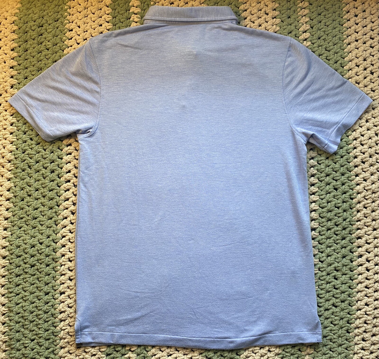 Municipal Sport Mens Large Utility Gear Blue Polo Extremely Soft Collared gallery