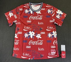 Kith x Coca Cola x Mitchell & Ness Hawaii Map Mesh Jersey Size L Red