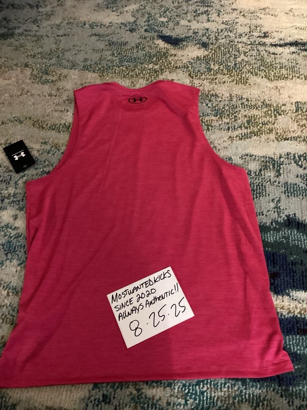 NWT Under Armour Tech Vent Shaded Fuchsia & Black Tank Men’s Sz M FREE SHIP!! gallery