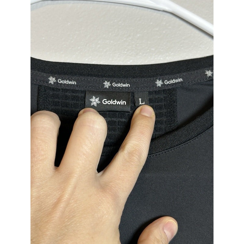 Goldwin Japan Technical Performance L/S Shirt large Black Minimalist Activewear gallery