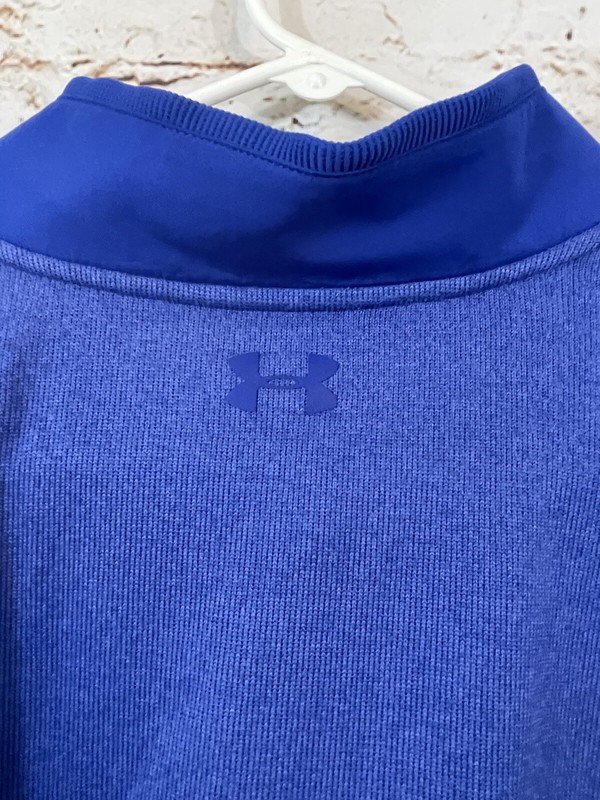 Under Armour GOLF pullover sweater fleece mens XL half snap SHIRT 1329832 storm gallery