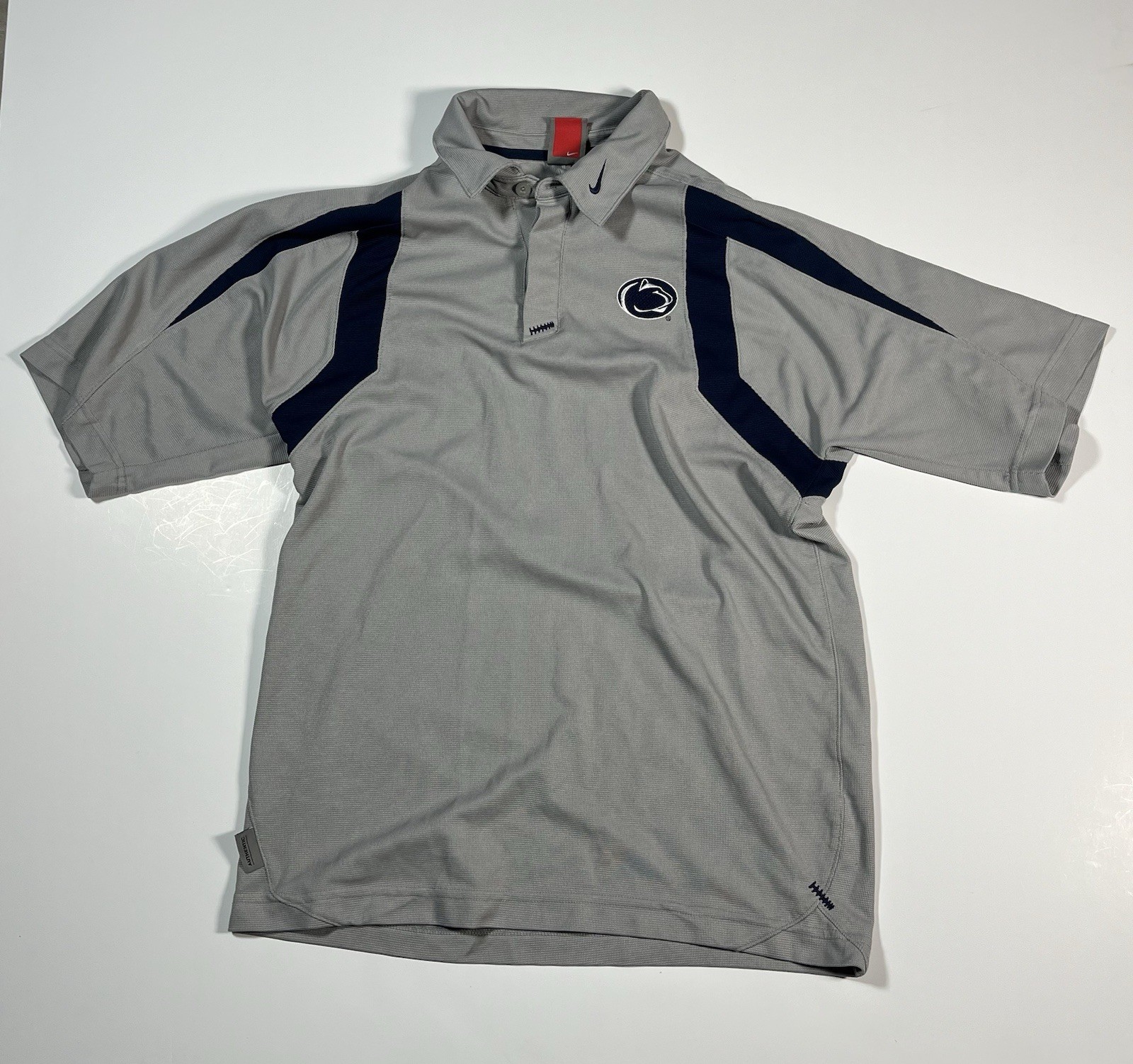 Vintage Nike Penn State Small Short Sleeve Polo Shirt Fit Dry gallery