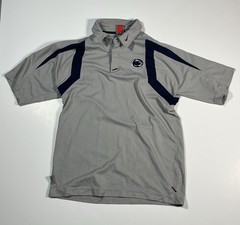 Vintage Nike Penn State Small Short Sleeve Polo Shirt Fit Dry