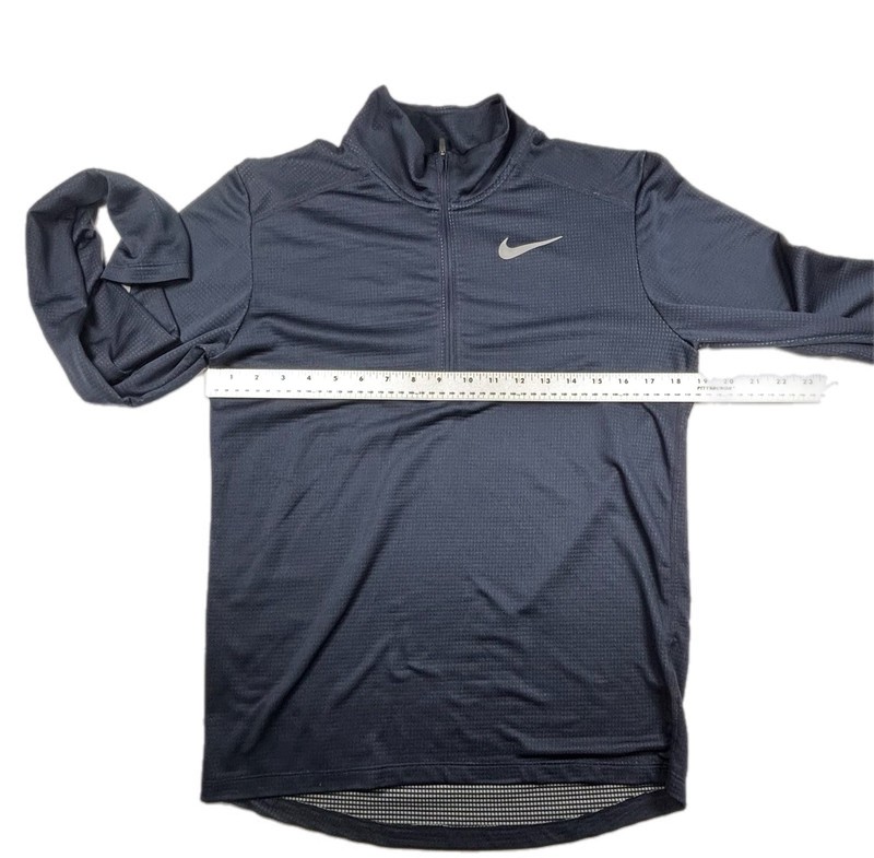 Nike Pacer Men's DRI-Fit 1/2 Zip Running Shirt Blue Size Small gallery
