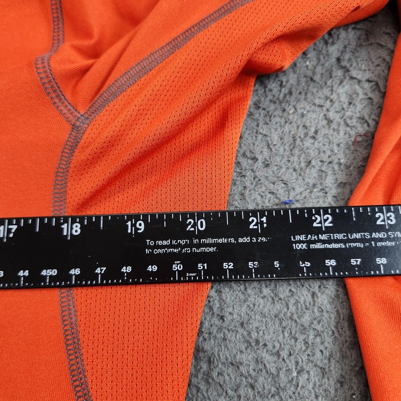 C9 By Champion Pullover Mens Medium Orange Duo Dry 1/4 Zip Long Sleeve Athletic gallery