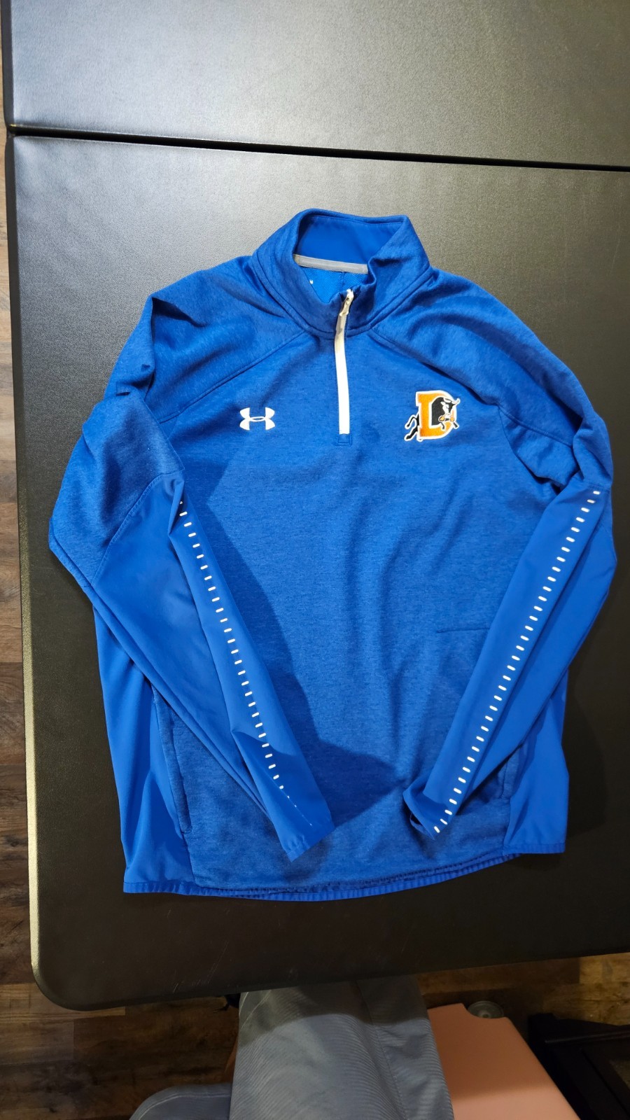 Durham Bulls Under Armour Qualifier Hybrid 1/2 Zip Pullover Mens M Blue Lightwei gallery