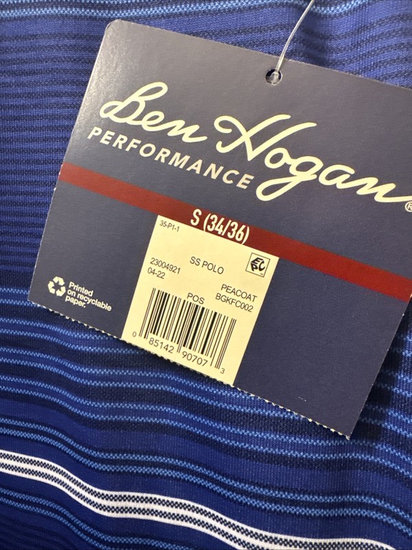 Ben Hogan Performance NEW Mens Short Sleeve Fashion Polo Shirt S gallery