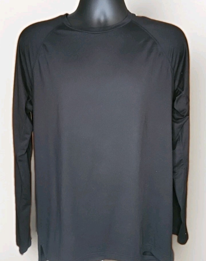 Official Reebok Brand Merchandise Men's Black Long Sleeved T Shirt Size Medium gallery