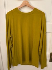 UVU L/S RUNNING TOP Chartreuse – XL (Cole Buxton)