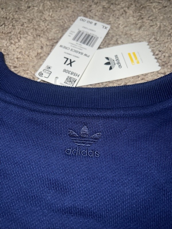 Adidas Pharrell Williams Humanrace Crew Sweatshirt Navy Blue Men's XL H58306 gallery