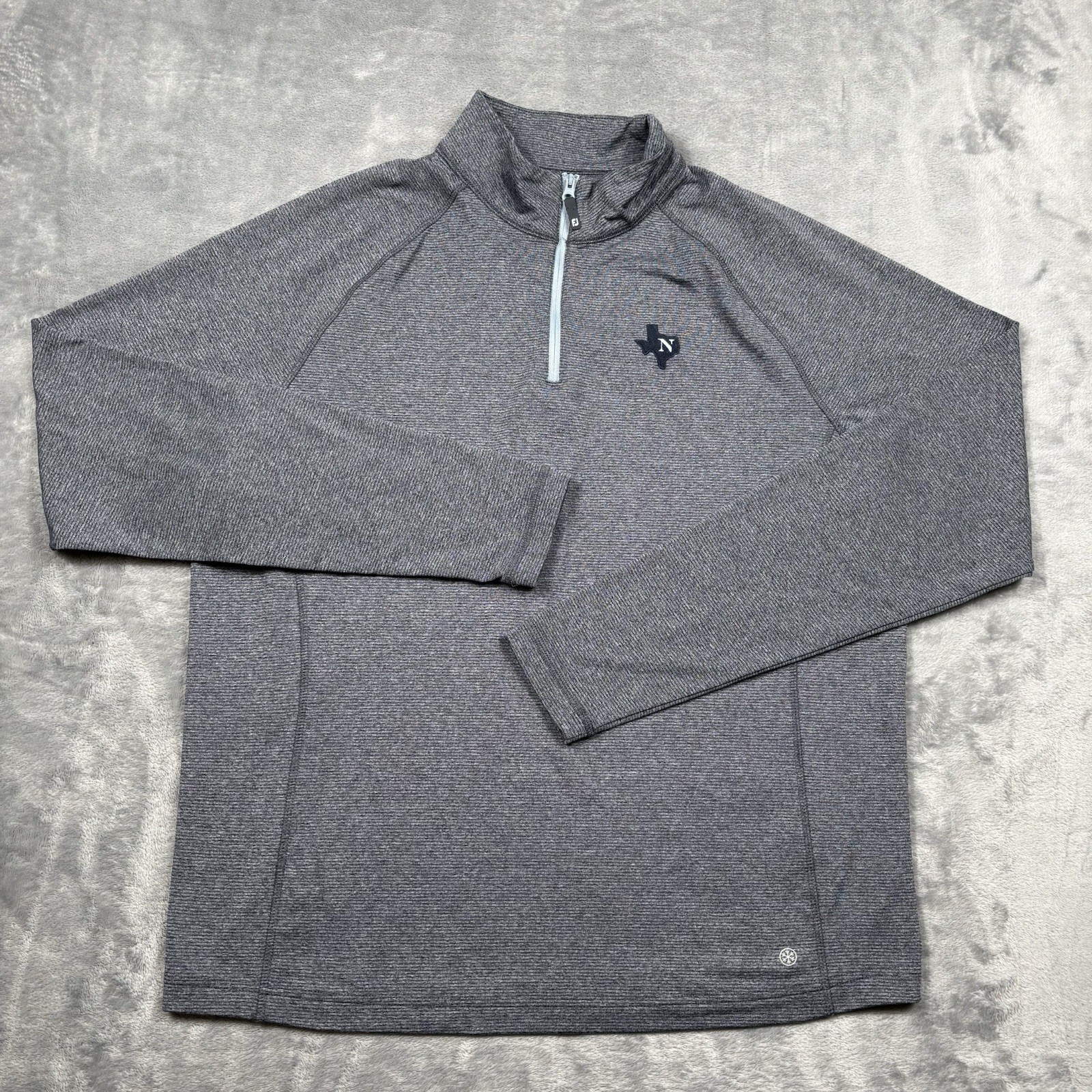 FootJoy ThermoSeries 1/4 Zip Pullover Men Medium Blue Golf Performance Mid Layer gallery