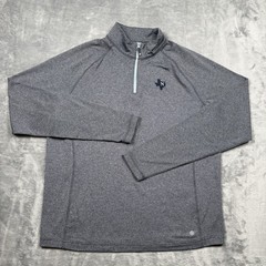 FootJoy ThermoSeries 1/4 Zip Pullover Men Medium Blue Golf Performance Mid Layer