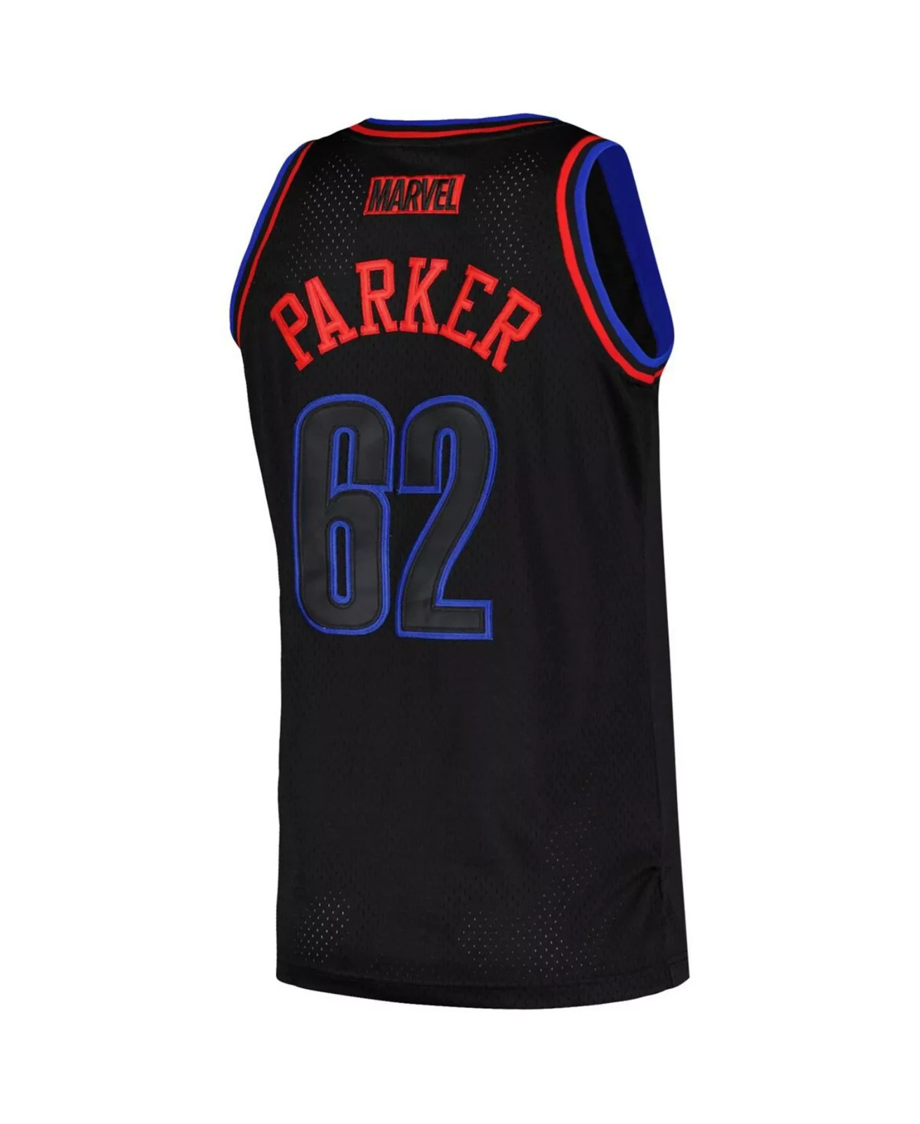 Marvel-Men's Black Spider-man Basketball Jersey, SIZE: 2X-Large , Multicolor gallery