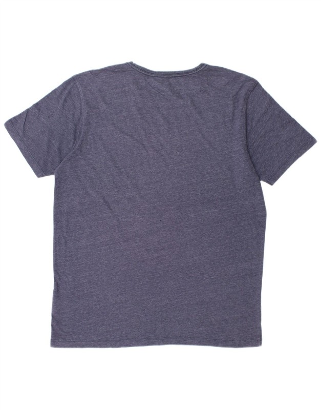 ANIMAL Mens Graphic T-Shirt Top Large Navy Blue Polyester DK13 gallery