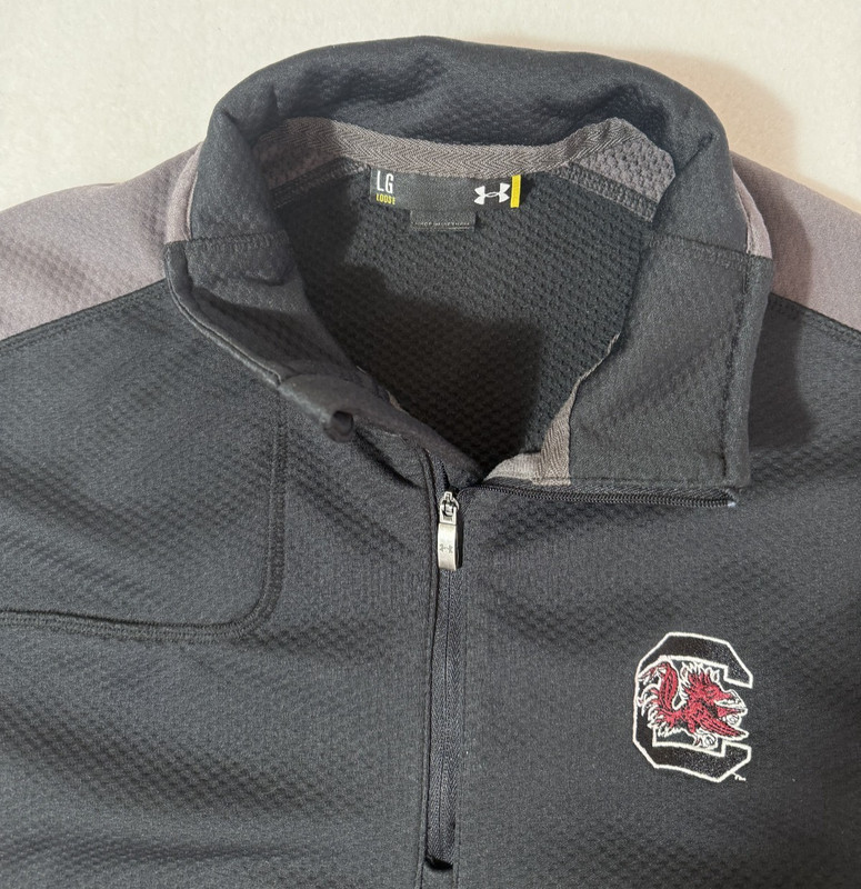 Under Armour Men's Champion South Carolina Gamecocks 1/4 Zip Pullover Size Large gallery