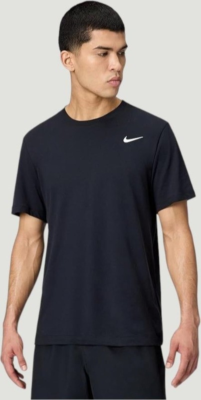 Nike Mens NEW XL Dri-FIT Black Performance T-Shirt Comfort Gym Workout Fitness gallery