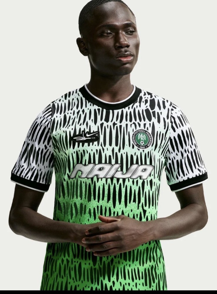 Nike x Nigeria X Slawn Football Top Size XXL IH1686-010 Presale Ships Early July