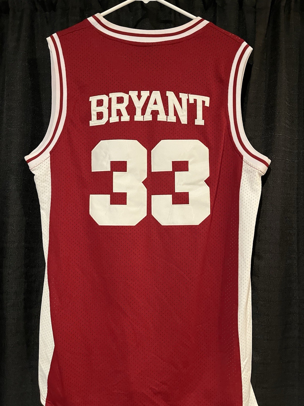 OGJ Lower Merion Bryant 33 Red/White Men's L Mesh Polyester Jersey gallery