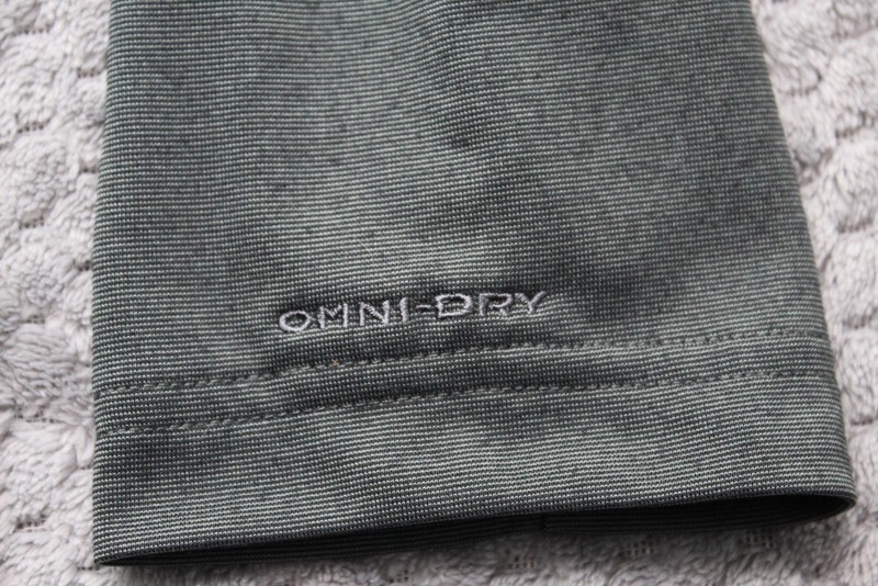 Columbia Field Gear Pullover Mens Large Gray/Green Quarter Zip Omni-Dry Shirt gallery