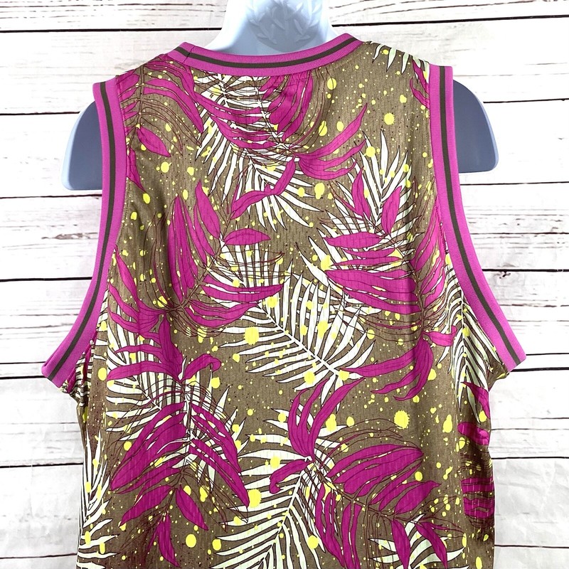 Nike Air Jordan Jersey Men’s XL Purple/Green South Beach Floral CJ4314-225 gallery