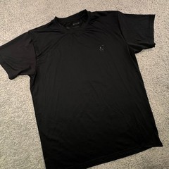 Wazair Mens Moisture Wicking Training T-Shirt Black XL Performance Gym Top