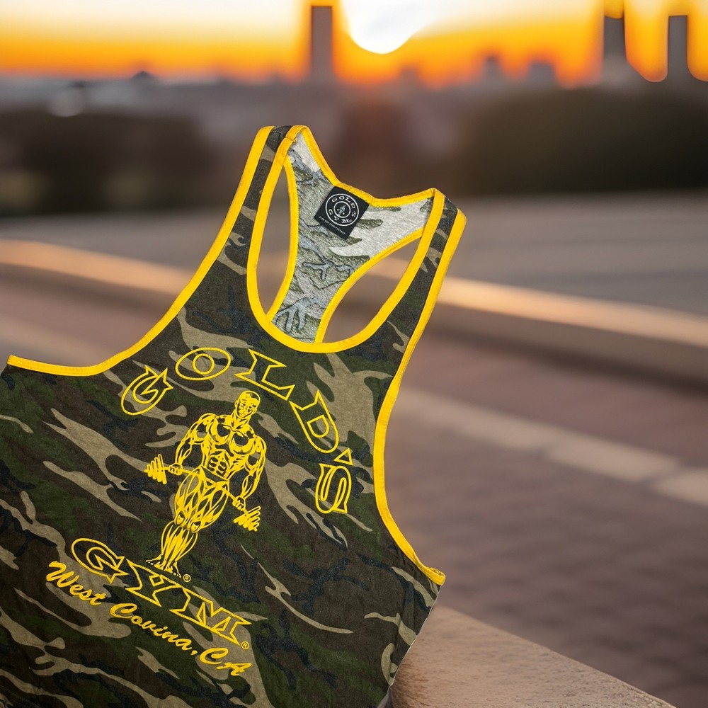 Golds Gym Mens Stringer Shirt Tank Top Size Large Activewear Rare Color