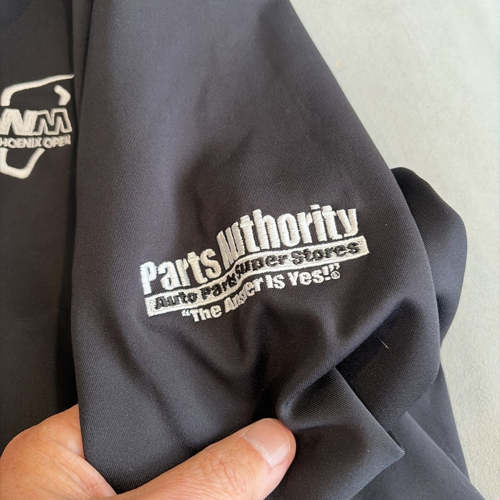 Awesome- Fairway & Greene - WM PHOENIX OPEN - Waste Management Quarter Zip - XL gallery