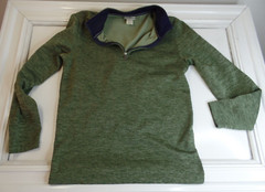 Men’s Small Rorie Whelan Golf Pullover Quarter Army Green Long Sleeve