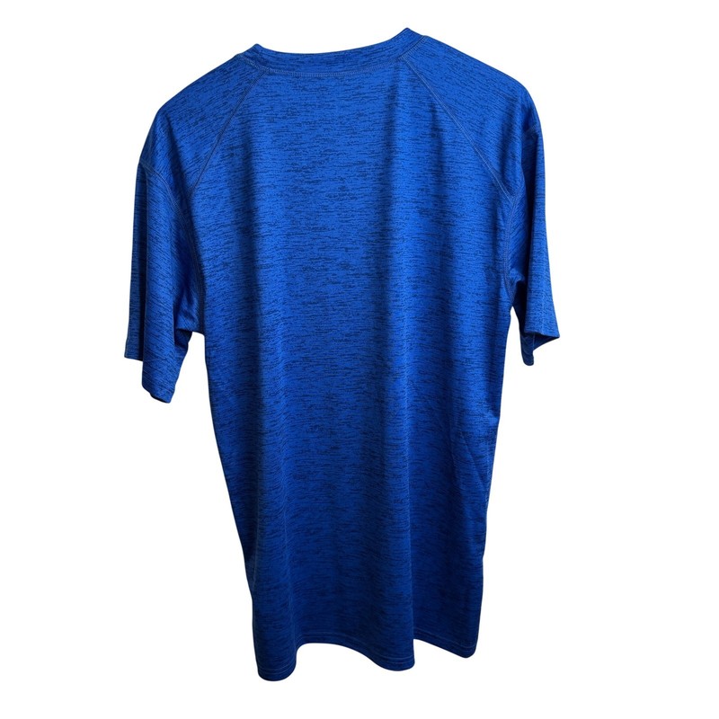 Badger Sport Mens Heathered Performance T-Shirt M Blue Activewear Sporty Runnng gallery