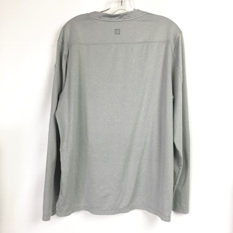 5.11 Tactical Mens Large 1/4 Zip Pullover Top Base Layer Gray Catalyst Shirt gallery