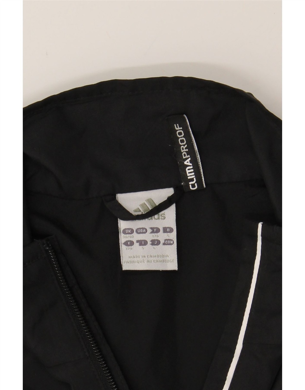 ADIDAS Mens Graphic Pullover Tracksuit Top UK 38/40 Medium Black DI11 gallery