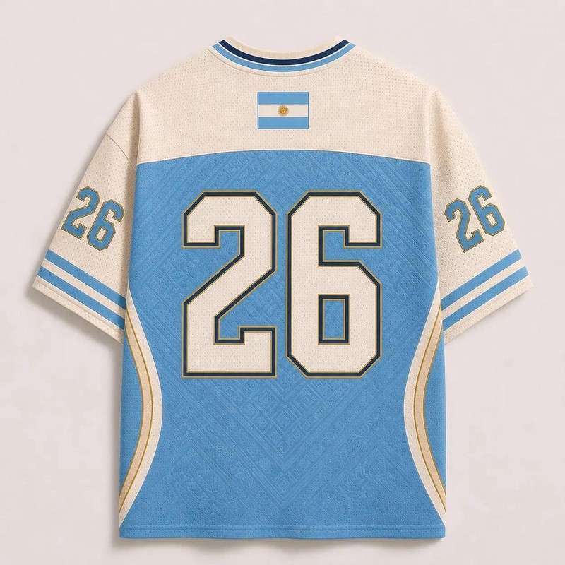 Custom Argentine Soccer Jersey, Argentine Football Shirt, Game Day Outfit gallery
