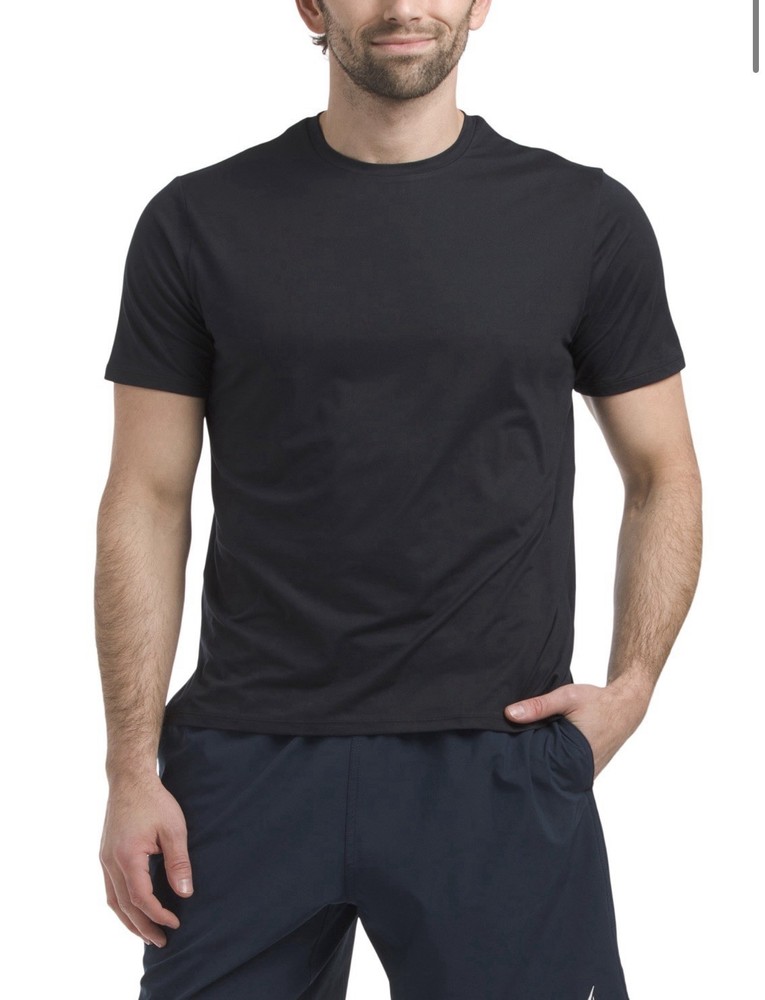 NWT Under Armour Movement Men's Large Active T-shirt Black Short Sleeve 1387389