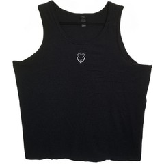 Men’s Gildan Athletic Lightweight Graphic 100% Cotton Casual Tank Top Black 2XL