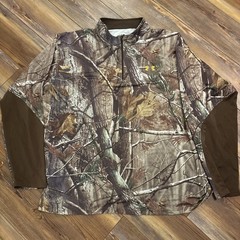 Under Armour Scent Control Shirt Mens 3XL Camo 1/4 Zip Realtree