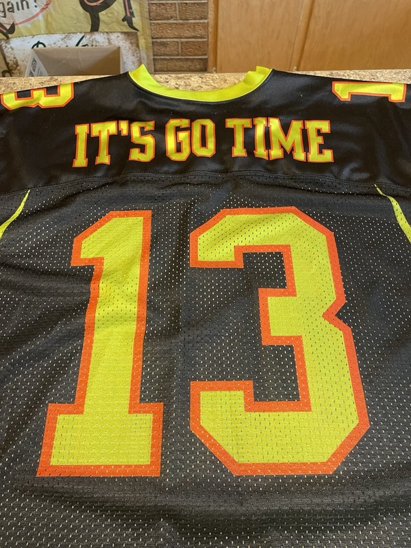 Go Daddy Internet Domain #13 Team Football Jersey Size 3XL Super Cool! gallery