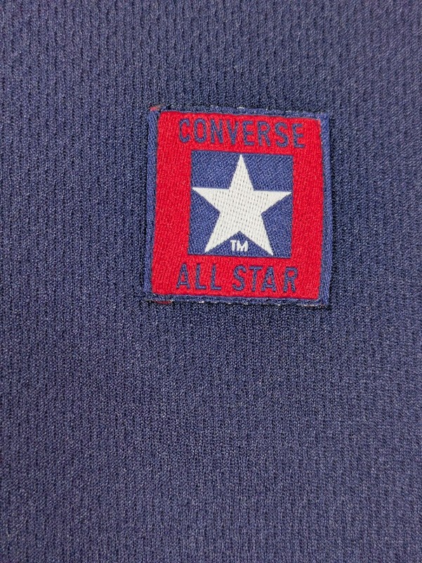Vintage Converse Shirt Men XL Blue Red 1/4 Zip Chuck Taylor Tennis Golf Made USA gallery