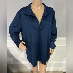 32 Degree Men’s 1/4 Zip Long Sleeve Pullover – Blue – Large – New with Tags