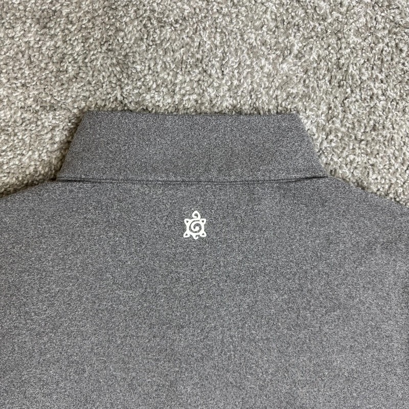Turtleson Pullover Mens Medium Gray Siro 1/4 Zip Mock Neck Golf YoungLife gallery