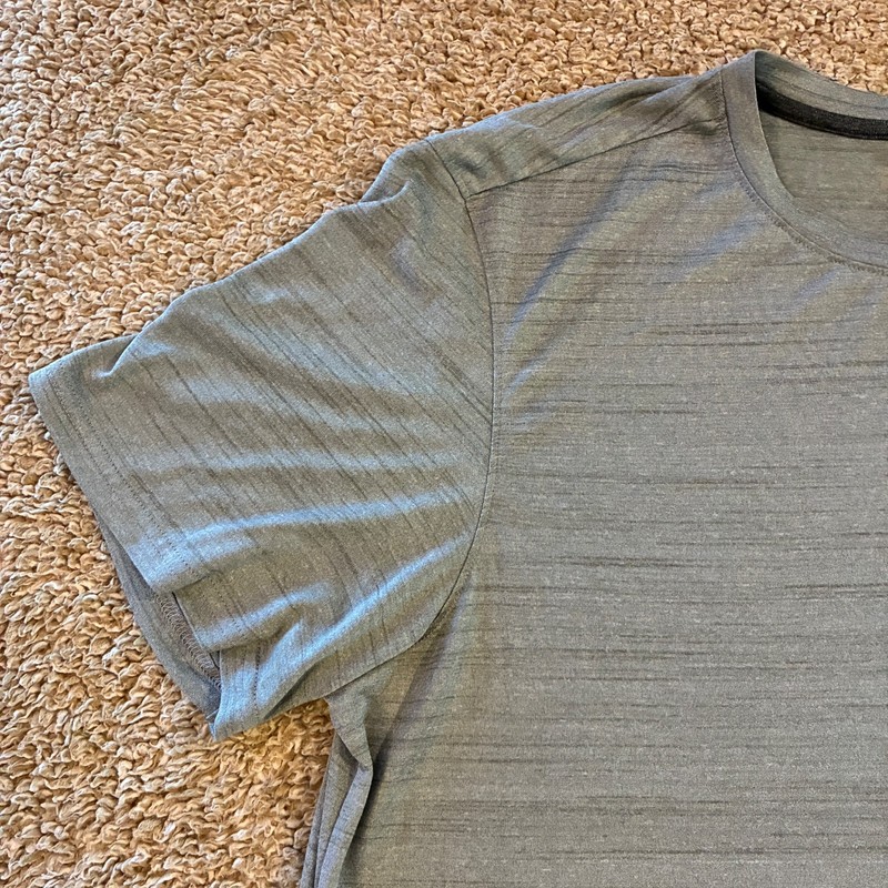 BCG Performance T‑Shirt Heathered Space Dye Gray Moisture Wicking Men’s XL gallery