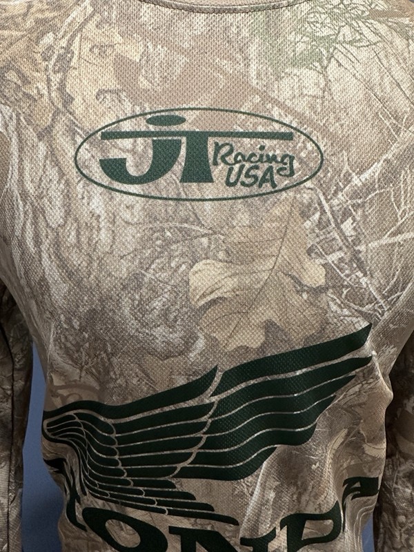 HONDA Mens SMALL Camo Long Sleeve JT Racing Paintball Motocross Jersey - NEW!!! gallery