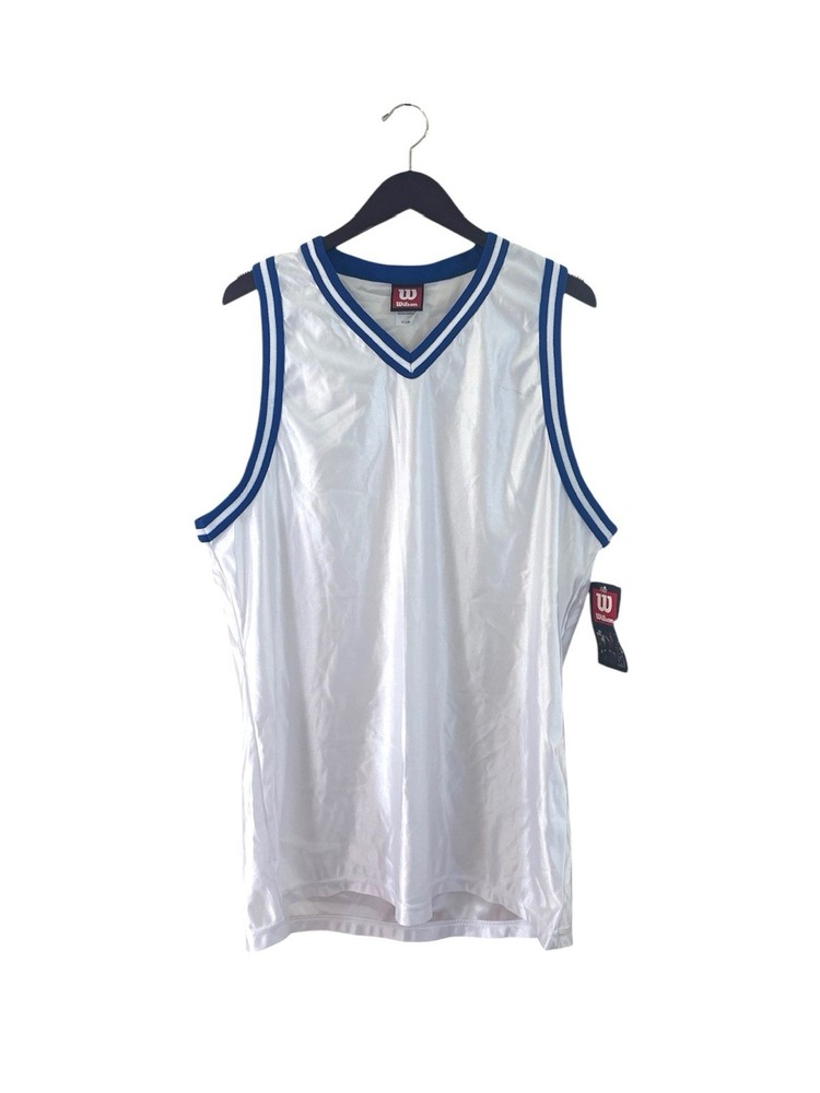vintage wilson dazzle basketball jersey shirt mens size XL NOS NWT 90s USA made
