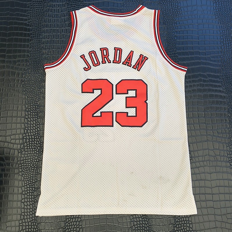 Rare Original Mitchell & Ness Authentic NBA Finals Michael Jordan Bulls Jersey gallery
