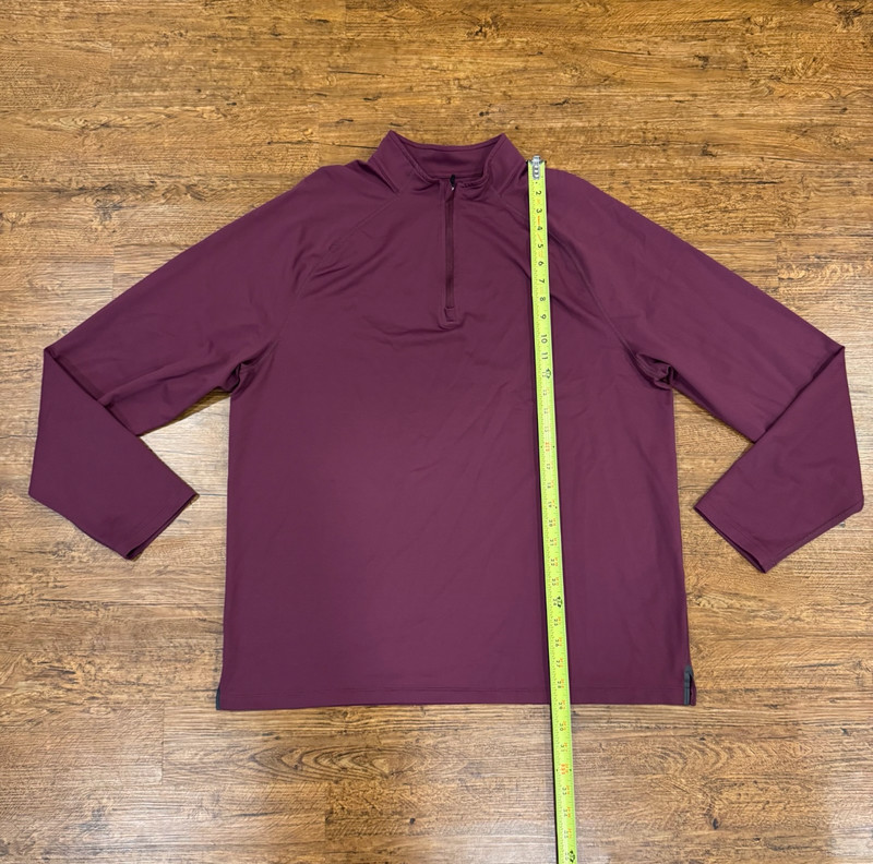 Rhone Red Session Performance 1/4 Zip Golf Pullover Sweatshirt Sweater Men's XL gallery