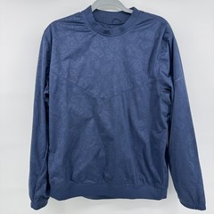 Nike Shield Victory Golf Pullover Men Medium Lined Windbreaker Crewneck Lucky