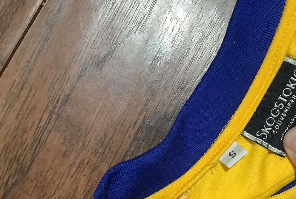 Sverige Sweden Football Soccer Jersey Shirt Mens Size S Yellow And Blue gallery