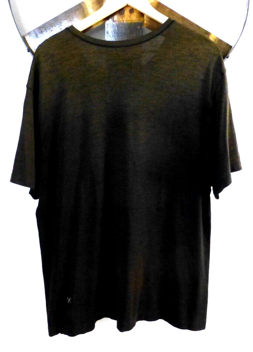 Lululemon Men's XXL Brown Short Sleeve Shirt Technical Lightweight Excellent! gallery