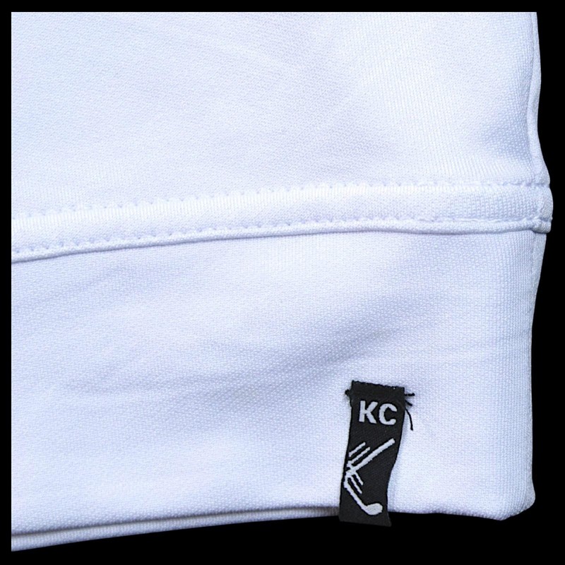 Kenneth Cole Golf Pullover Mens M White 1/4 Zip Stretch Performance $69 NEW gallery