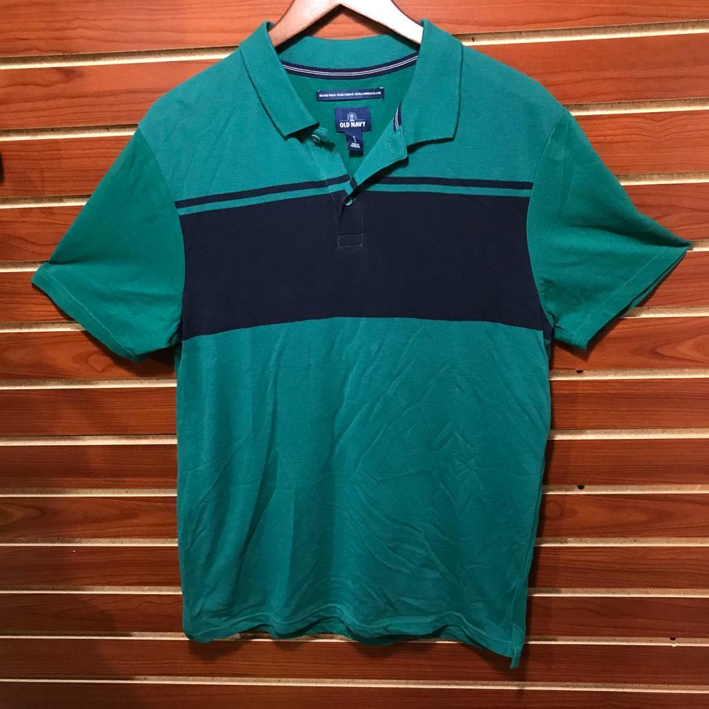 Old Navy Mens Performance Pique Polo Shirt M Cotton Blend Short Sleeve gallery