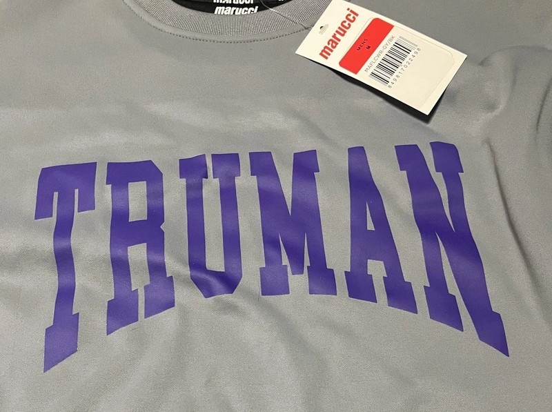 Marucci Pullover Mens Medium Gray Performance Long Sleeve Truman Baseball Top gallery
